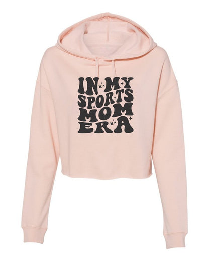 In My Sports Mom Era Cropped Hoodie