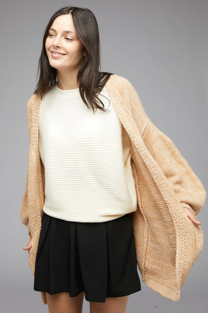 Knit Long Sleeve Cardigan